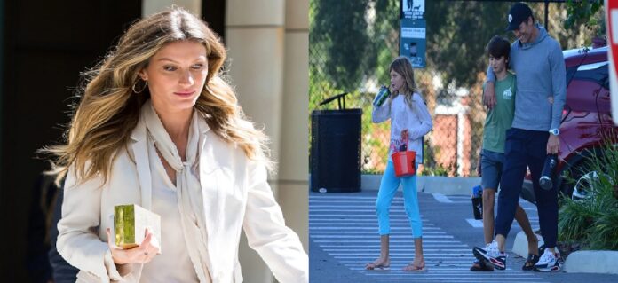 Pregnant Gisele Bündchen in tears apologize to her kids